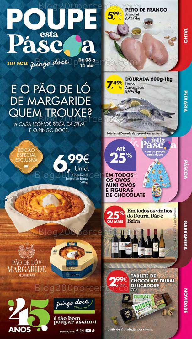 Antevisão Folheto PINGO DOCE Lojas Pequenas Promoções de 8 a 14 abril
