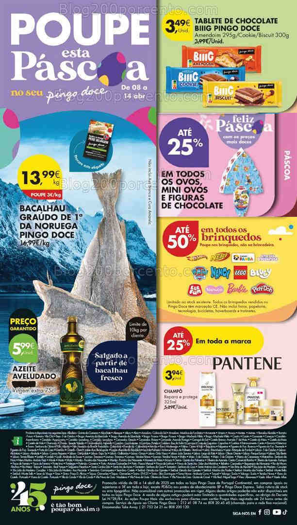 Antevisão Folheto PINGO DOCE Lojas Grandes Promoções de 8 a 14 abril