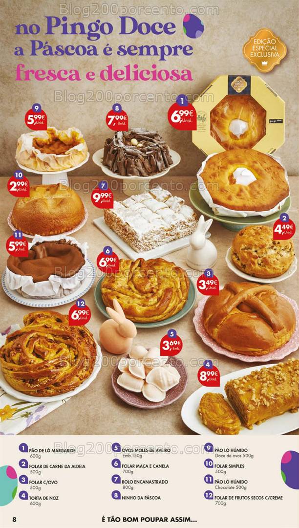 Antevisão Folheto PINGO DOCE Lojas Grandes Promoções de 8 a 14 abril