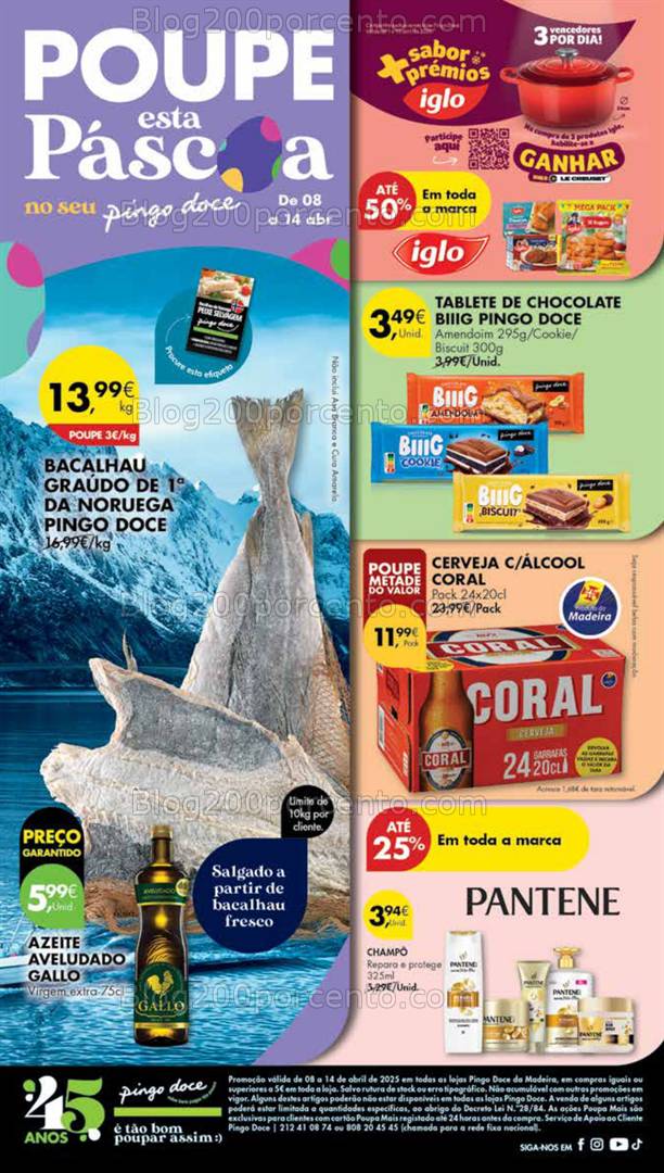 Antevisão Folheto PINGO DOCE Lojas Madeira Promoções de 8 a 14 abril