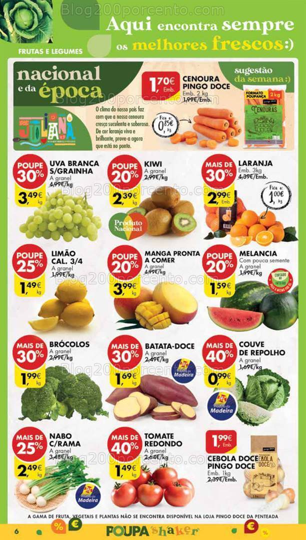 Antevisão Folheto PINGO DOCE Madeira Promoções de 9 a 15 abril