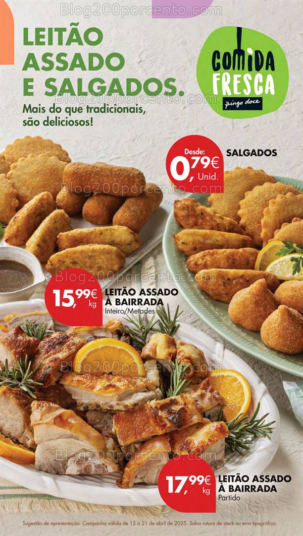 Antevisão Folheto PINGO DOCE Lojas Pequenas Promoções de 15 a 21 abril