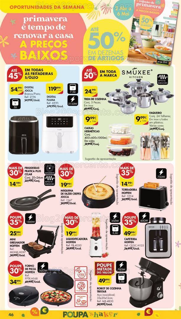 Antevisão Folheto PINGO DOCE Bazar Lojas Grandes Promoções de 16 a 22 abril