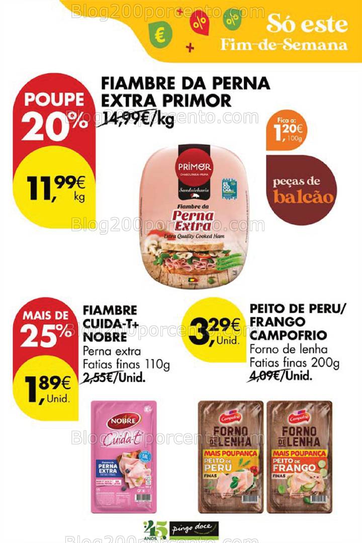 Antevisão Folheto PINGO DOCE Promoções Fim de Semana - 18 a 21 abril