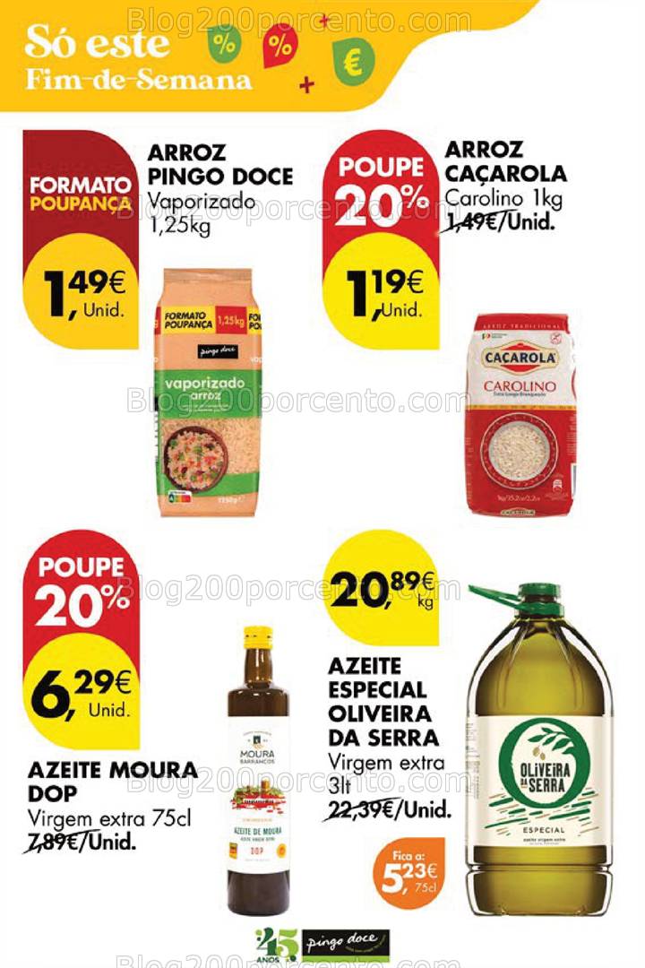 Antevisão Folheto PINGO DOCE Promoções Fim de Semana - 18 a 21 abril