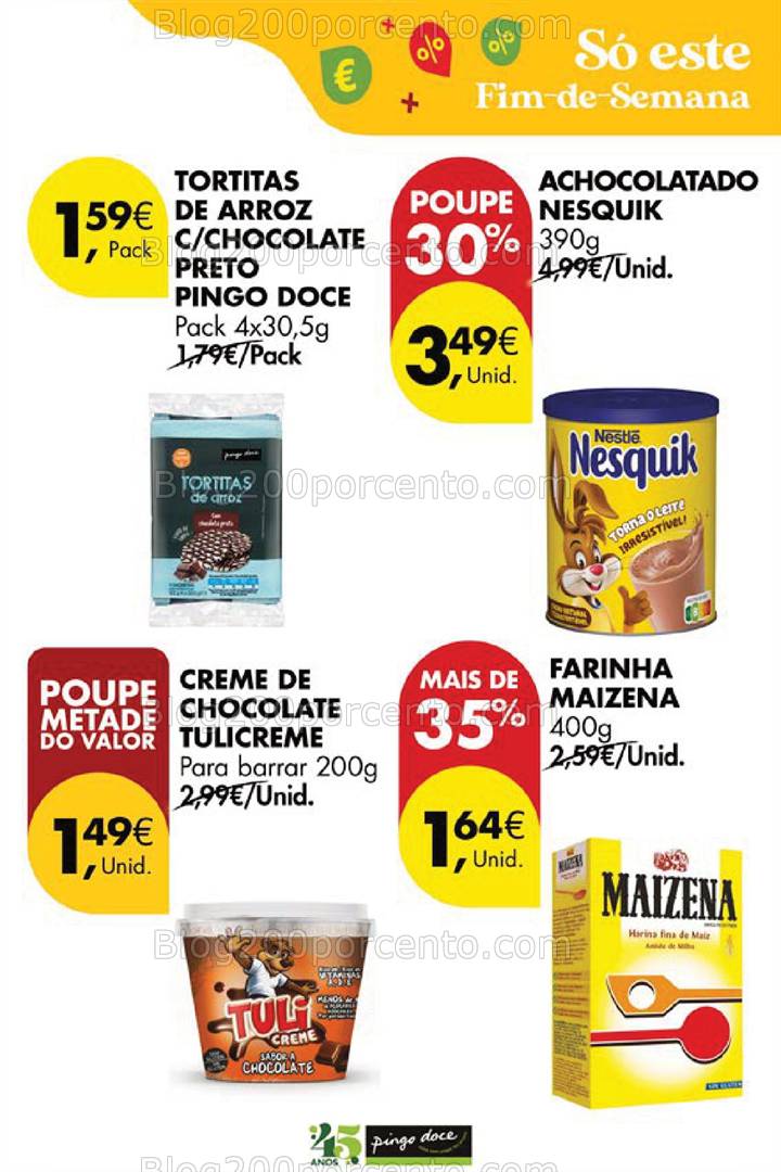 Antevisão Folheto PINGO DOCE Promoções Fim de Semana - 18 a 21 abril