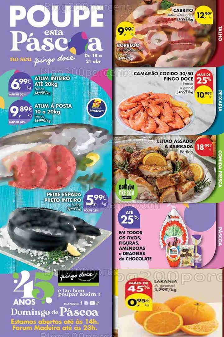 Antevisão Folheto PINGO DOCE Madeira Promoções Fim de Semana - 18 a 21 abril
