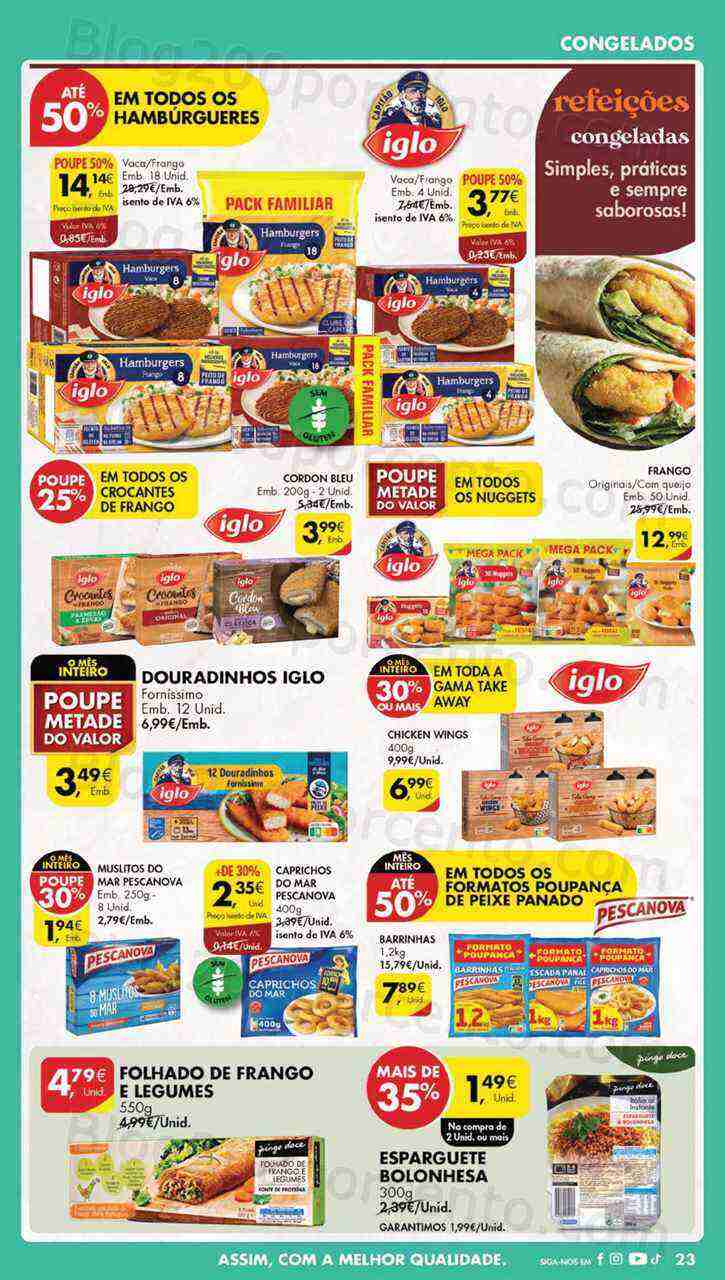 Antevisão Folheto PINGO DOCE Lojas Grandes Promoções de 18 a 24 abril