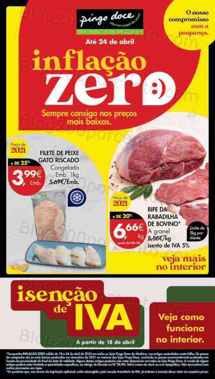 Antevisão Folheto PINGO DOCE Madeira Promoções de 18 a 24 abril