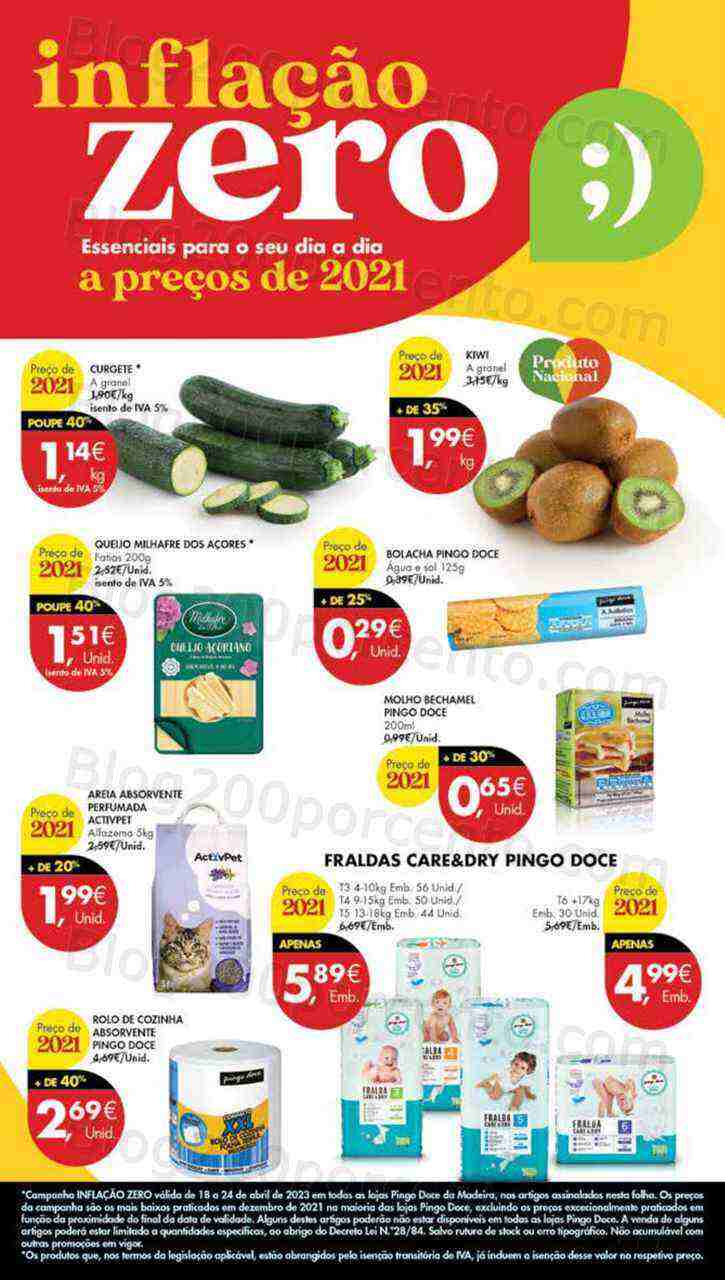 Antevisão Folheto PINGO DOCE Madeira Promoções de 18 a 24 abril