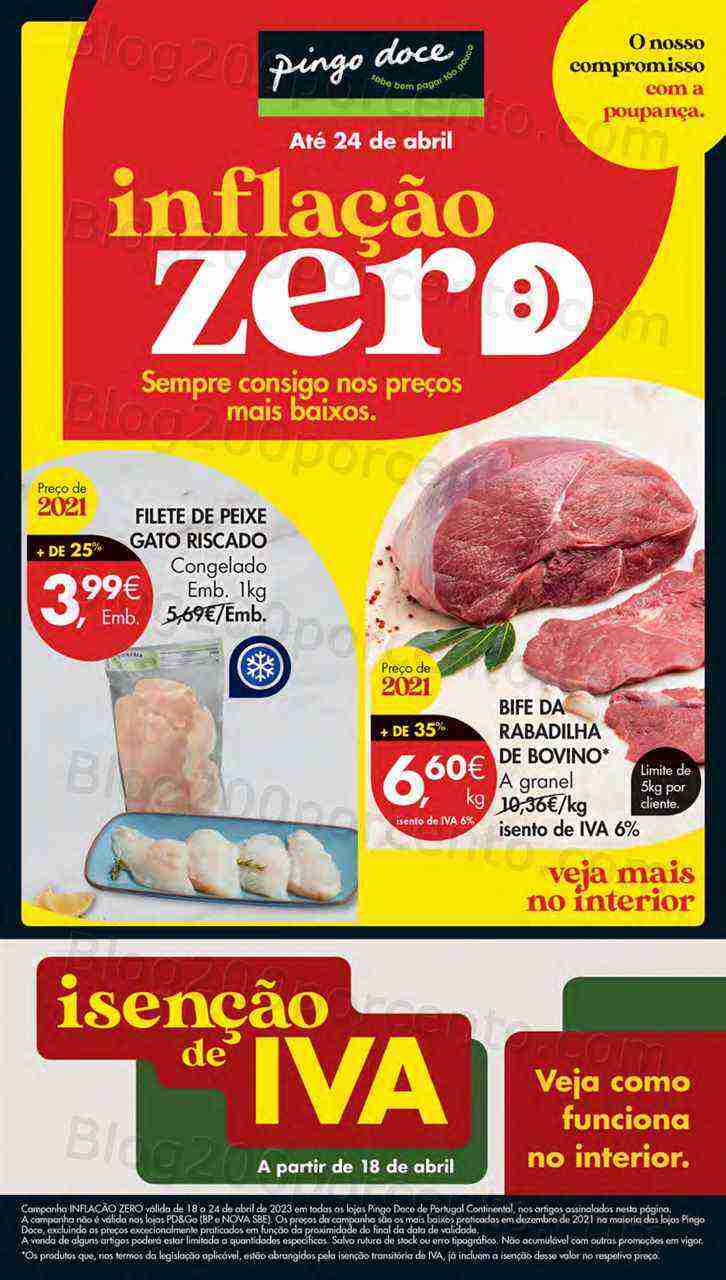 Antevisão Folheto PINGO DOCE Lojas Pequenas Promoções de 18 a 24 abril