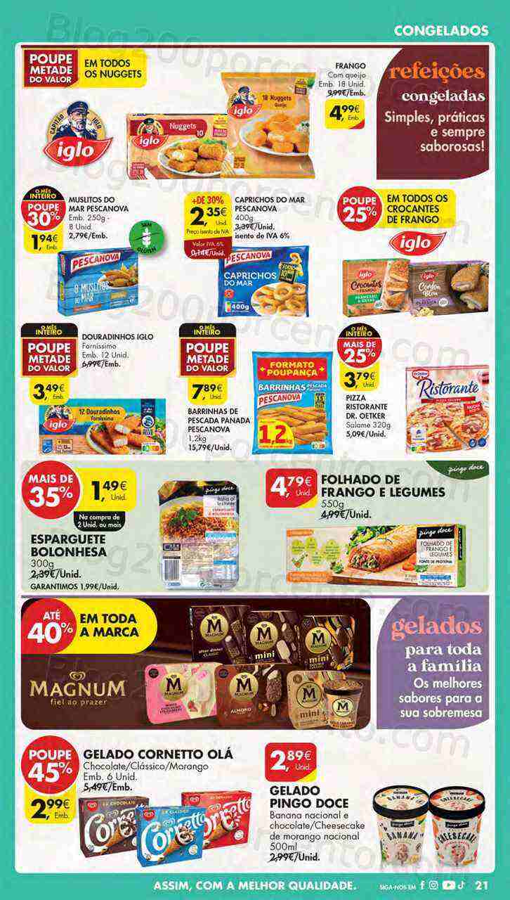 Antevisão Folheto PINGO DOCE Lojas Pequenas Promoções de 18 a 24 abril