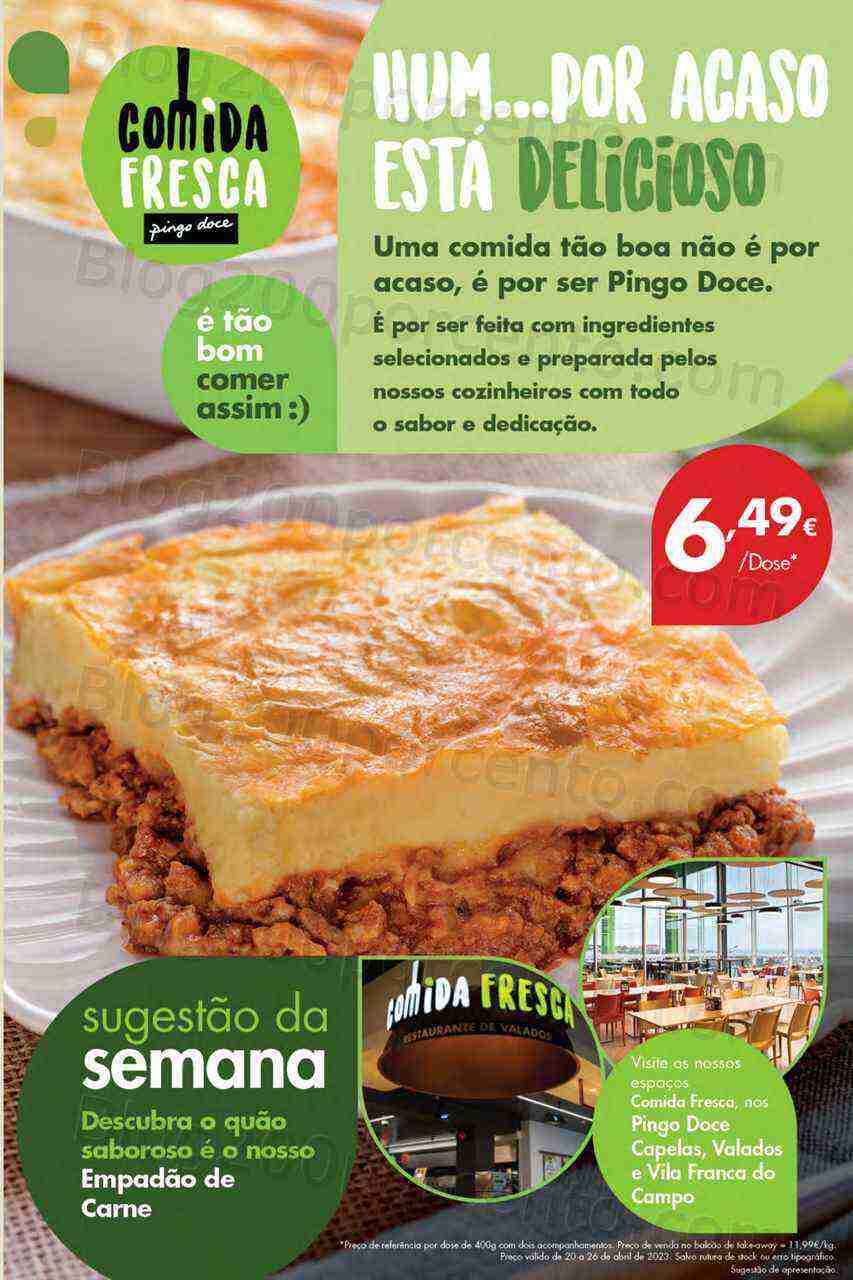 Antevisão Folheto PINGO DOCE Açores Promoções de 20 a 26 abril
