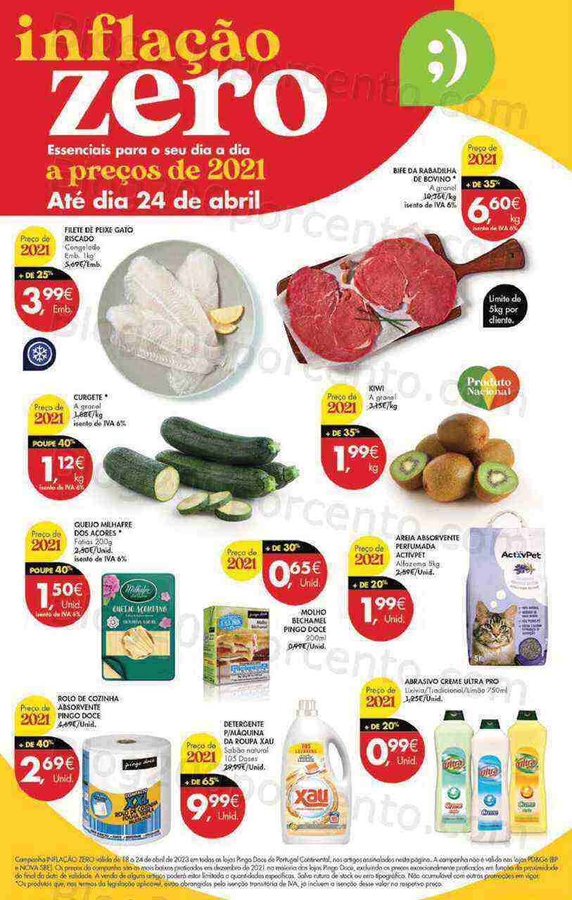 Antevisão Folheto PINGO DOCE Promoções Fim de Semana - 21 a 24 abril