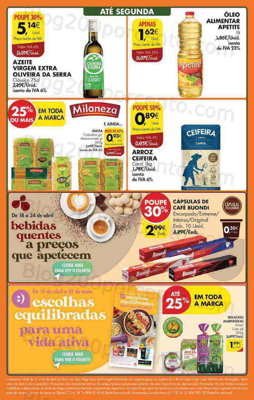 Antevisão Folheto PINGO DOCE Promoções Fim de Semana - 21 a 24 abril
