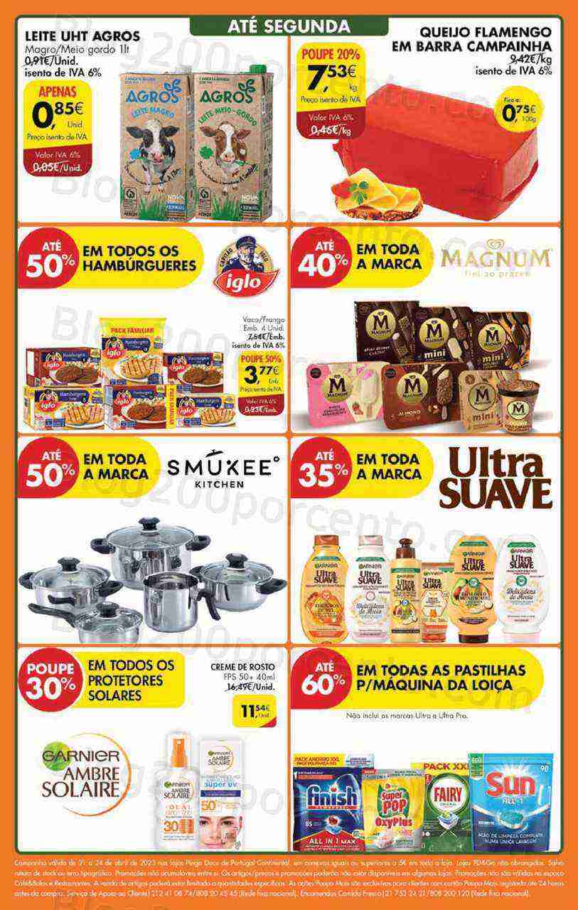 Antevisão Folheto PINGO DOCE Promoções Fim de Semana - 21 a 24 abril