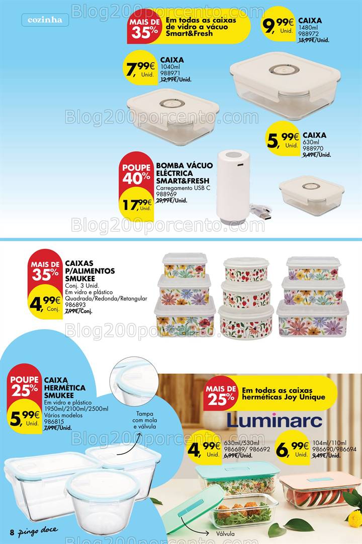 Antevisão Folheto PINGO DOCE Bazar Primavera Promoções de 22 abril a 19 maio