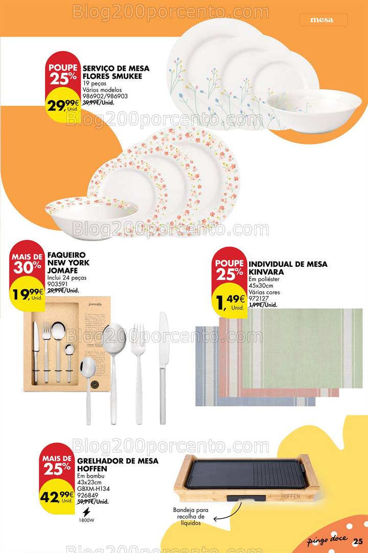 Antevisão Folheto PINGO DOCE Bazar Primavera Promoções de 22 abril a 19 maio