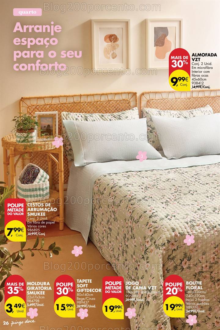Antevisão Folheto PINGO DOCE Bazar Primavera Promoções de 22 abril a 19 maio