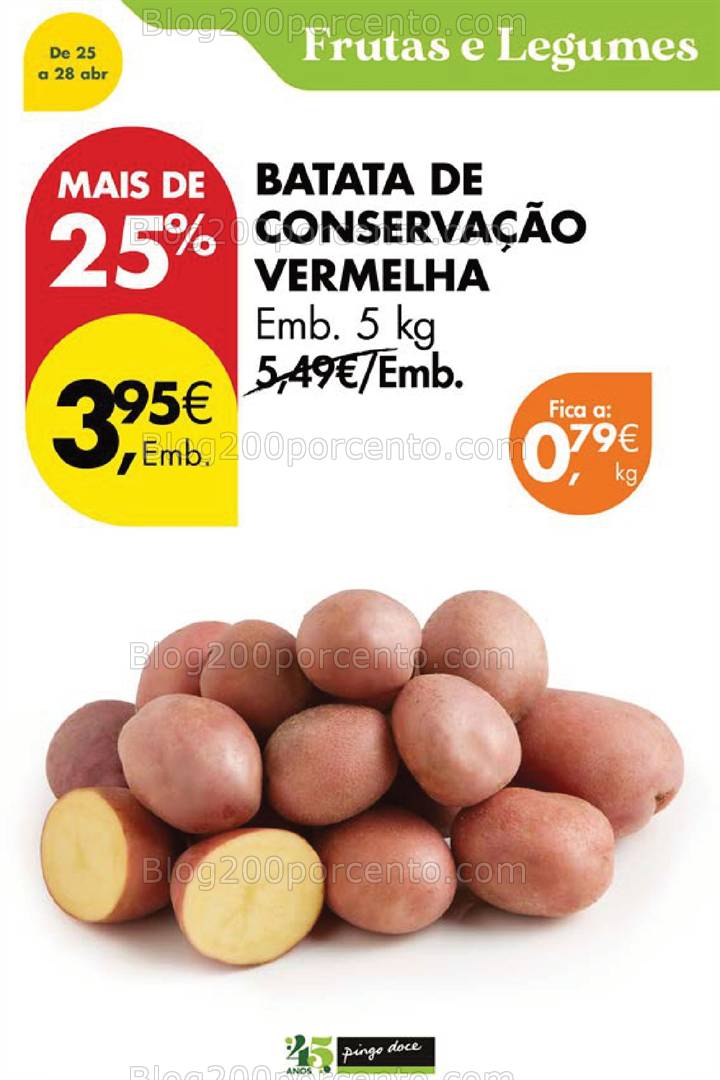 Antevisão Folheto PINGO DOCE Extra Promoção só sábado - 26 abril alimentos