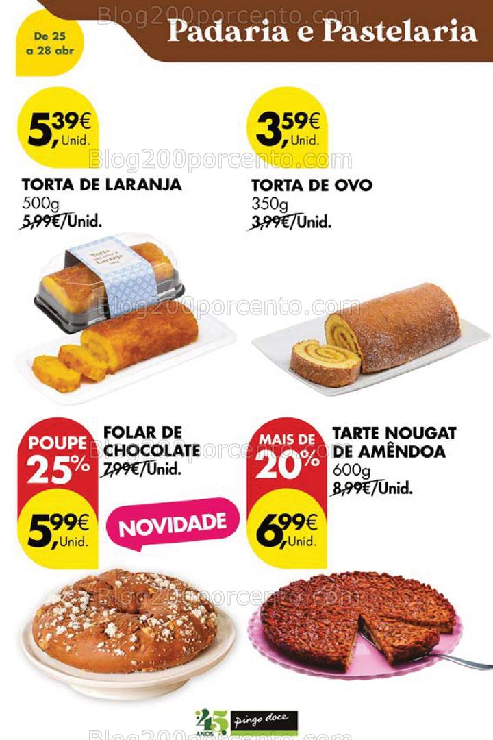 Antevisão Folheto PINGO DOCE Extra Promoção só sábado - 26 abril alimentos