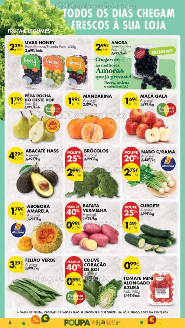 Antevisão Folheto PINGO DOCE Madeira Promoções de 22 a 28 abril