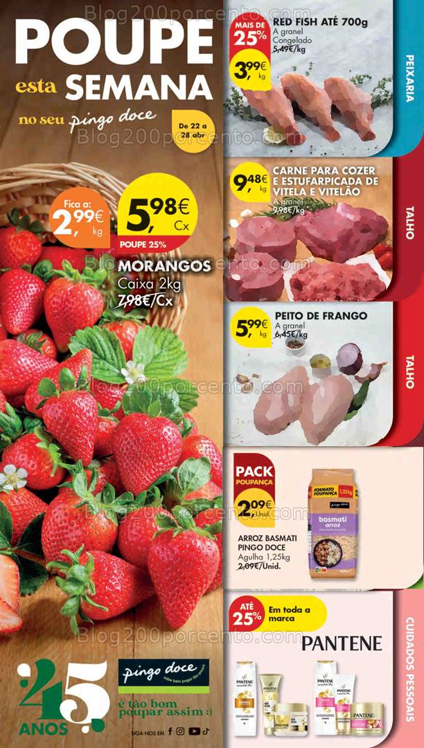 Antevisão Folheto PINGO DOCE Lojas Médias Promoções de 22 a 28 abril