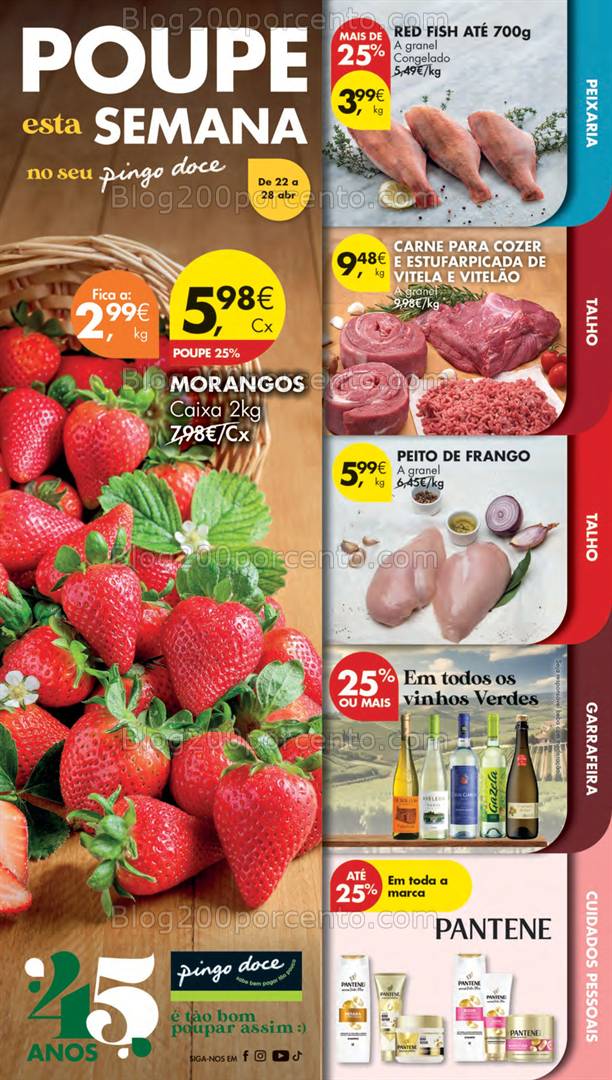 Antevisão Folheto PINGO DOCE Lojas Pequenas Promoções de 22 a 28 abril