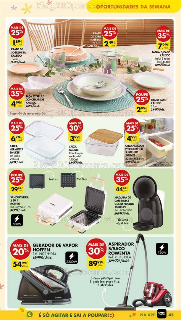 Antevisão Folheto PINGO DOCE Bazar Lojas Grandes Promoções de 23 a 29 abril