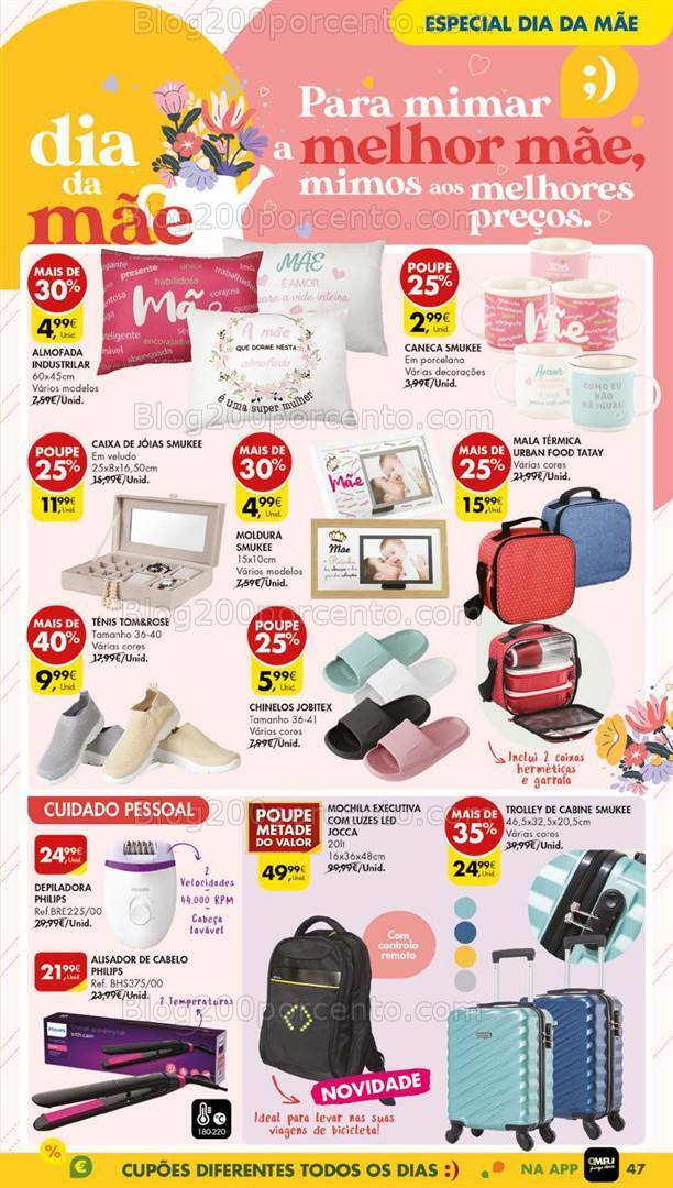 Antevisão Folheto PINGO DOCE Especial Dia da Mãe Promoções de 23 a 29 abril