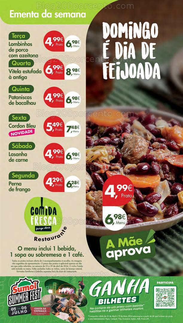 Antevisão Folheto PINGO DOCE Lojas Pequenas Promoções de 23 a 29 abril