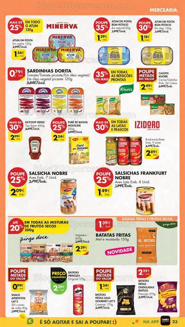 Antevisão Folheto PINGO DOCE Lojas Pequenas Promoções de 23 a 29 abril