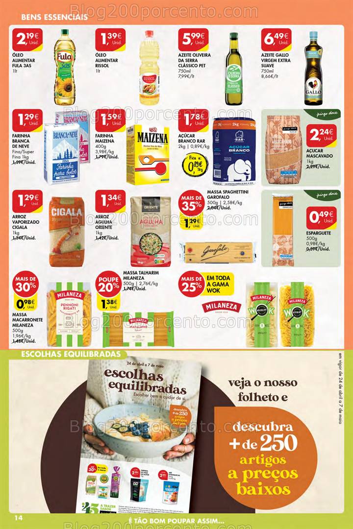 Antevisão Folheto PINGO DOCE Promoções de 24 a 30 abril