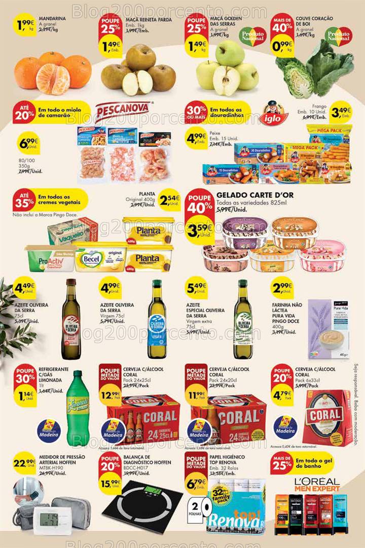 Antevisão Folheto PINGO DOCE Madeira Promoções Fim de Semana - 25 a 28 abril