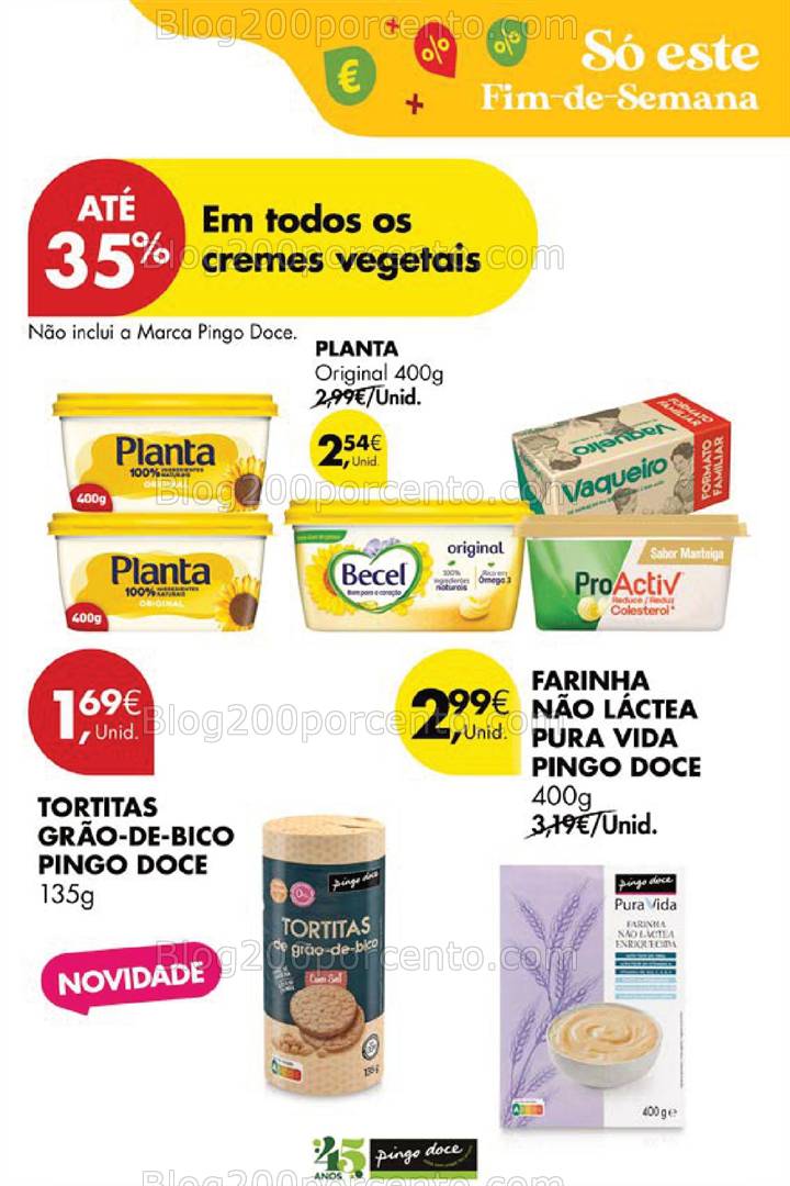 Antevisão Folheto PINGO DOCE Fim de Semana Promoções de 25 a 28 abril