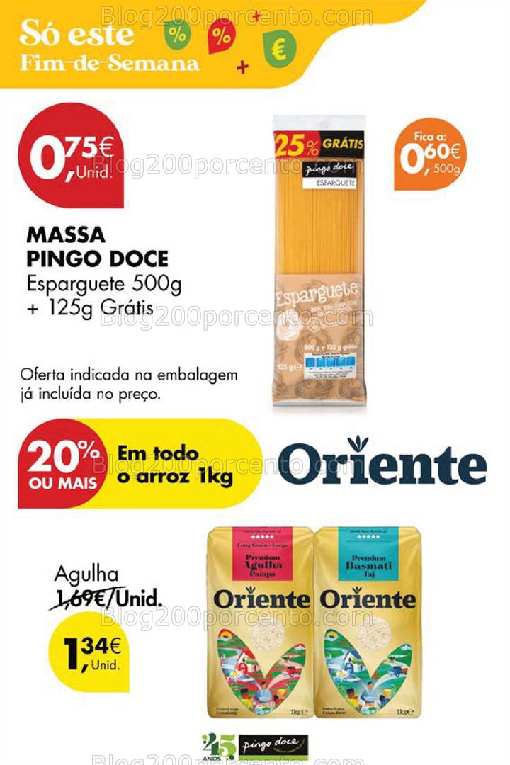 Antevisão Folheto PINGO DOCE Fim de Semana Promoções de 25 a 28 abril
