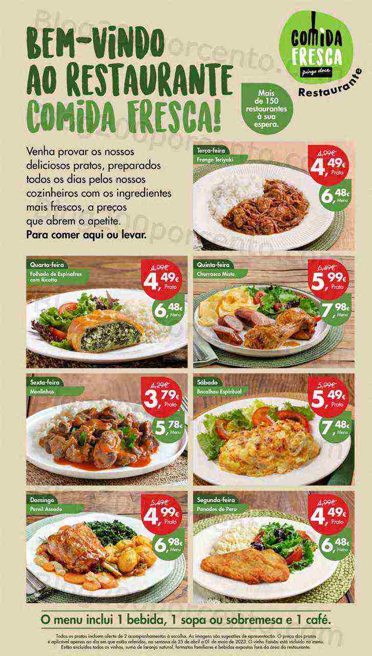 Antevisão Folheto PINGO DOCE Lojas Médias Promoções de 25 abril a 1 maio