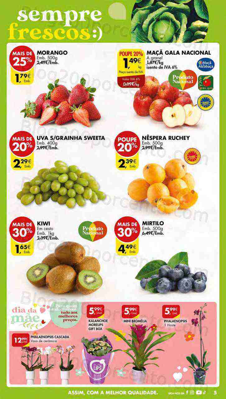Antevisão Folheto PINGO DOCE Lojas Médias Promoções de 25 abril a 1 maio