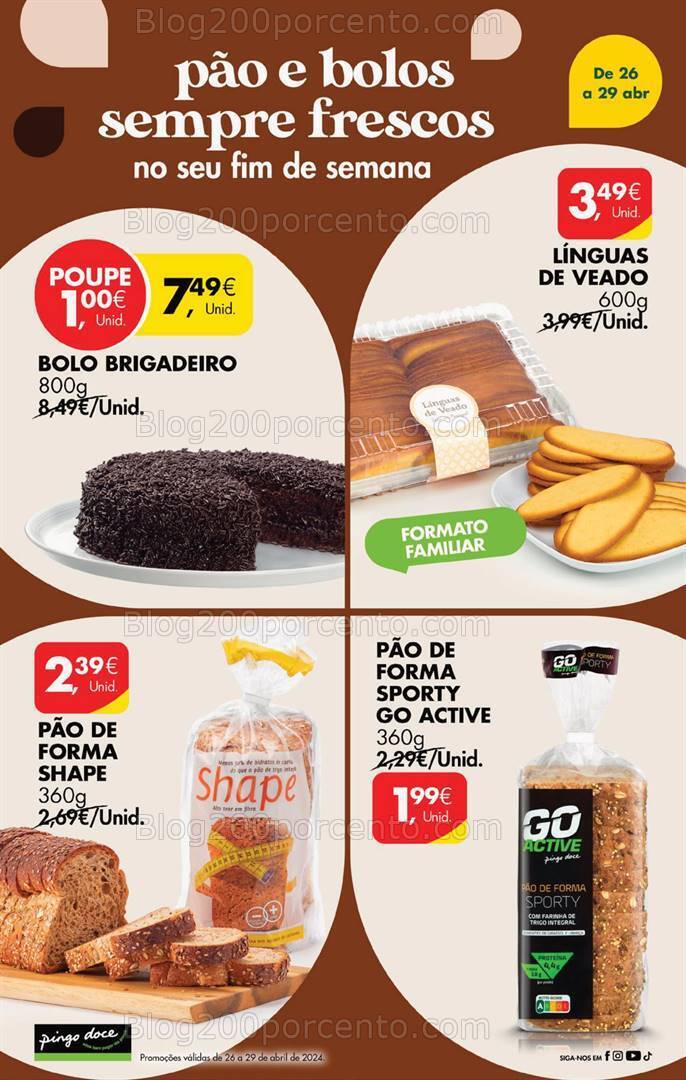 Antevisão Folheto PINGO DOCE Promoções de 26 a 29 abril