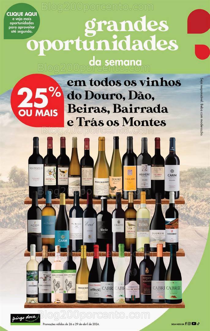 Antevisão Folheto PINGO DOCE Promoções de 26 a 29 abril