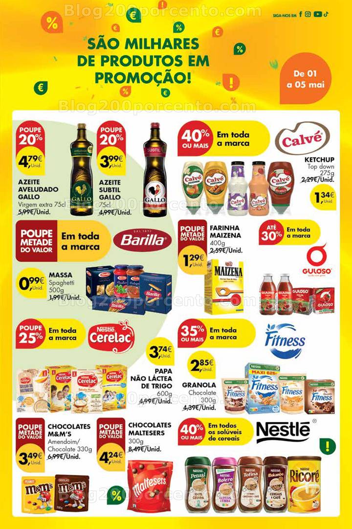 Antevisão Folheto PINGO DOCE Promoções Fim de Semana - 1 de maio a 5 de maio