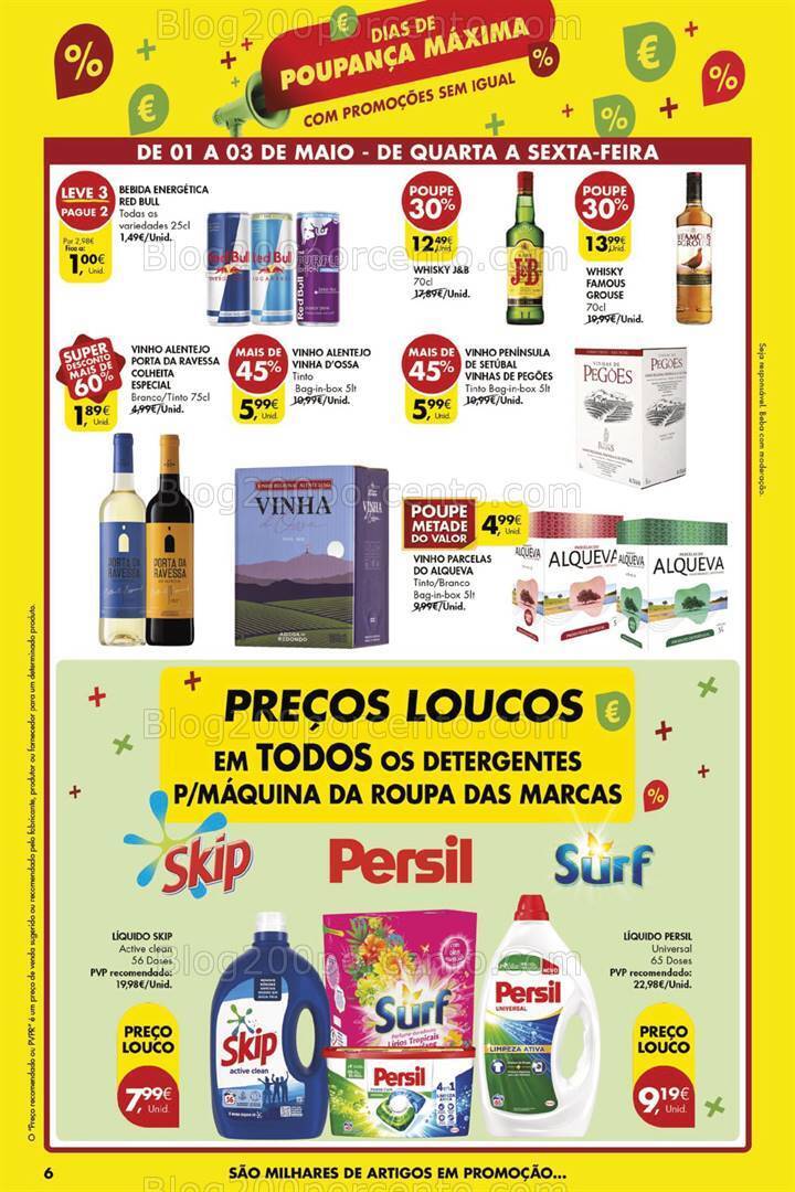 Antevisão Folheto PINGO DOCE Dias de Poupança Especial 1 Maio - 1 a 3 maio