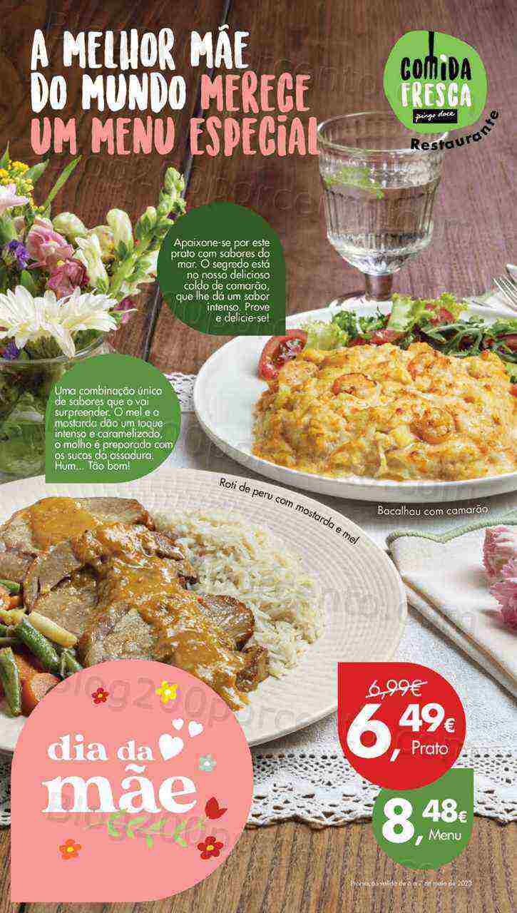 Antevisão Folheto PINGO DOCE Especial Dia da Mãe Promoções de 2 a 8 maio