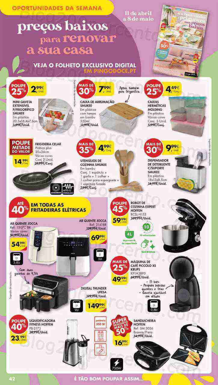 Antevisão Folheto PINGO DOCE Bazar Grandes Promoções de 2 a 8 maio