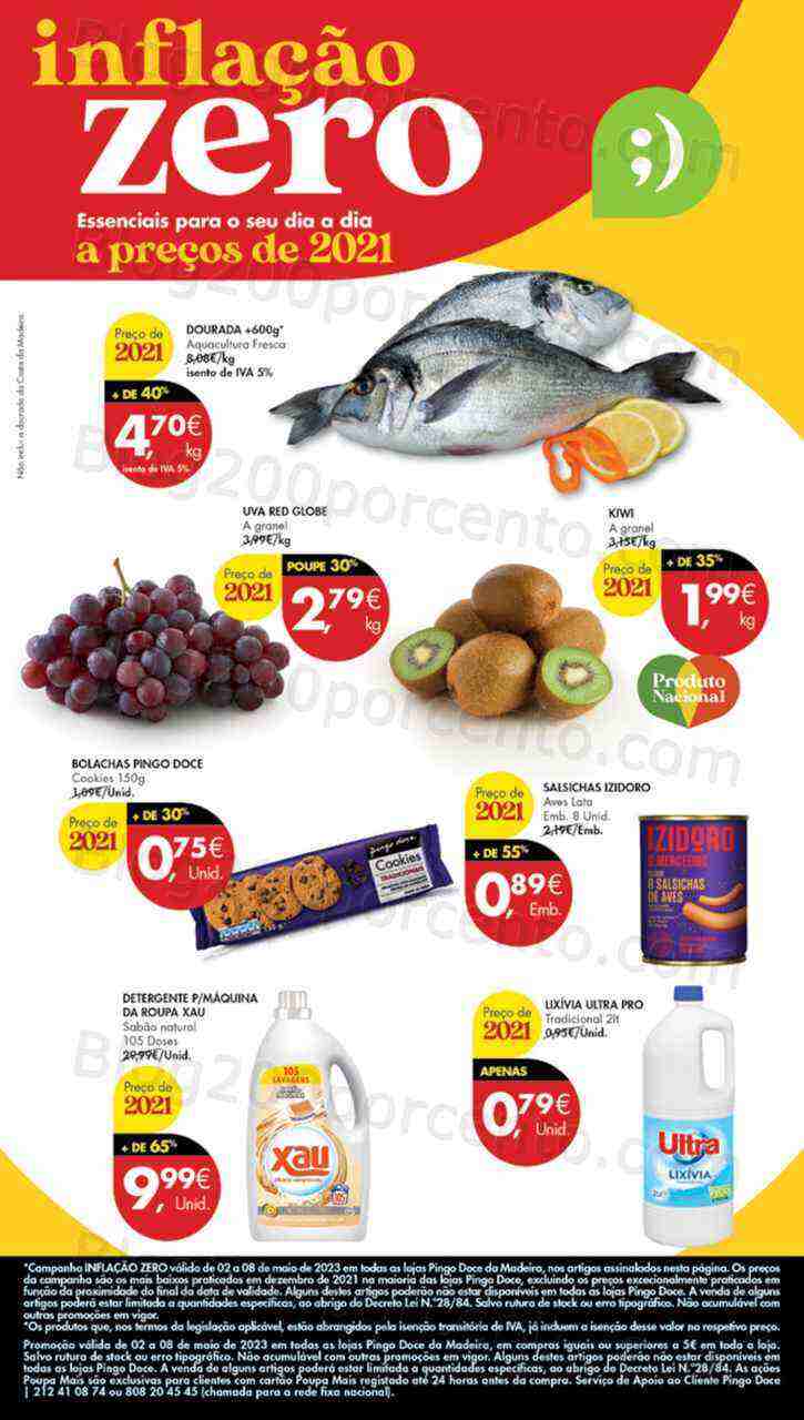 Antevisão Folheto PINGO DOCE Madeira Promoções de 2 a 8 maio