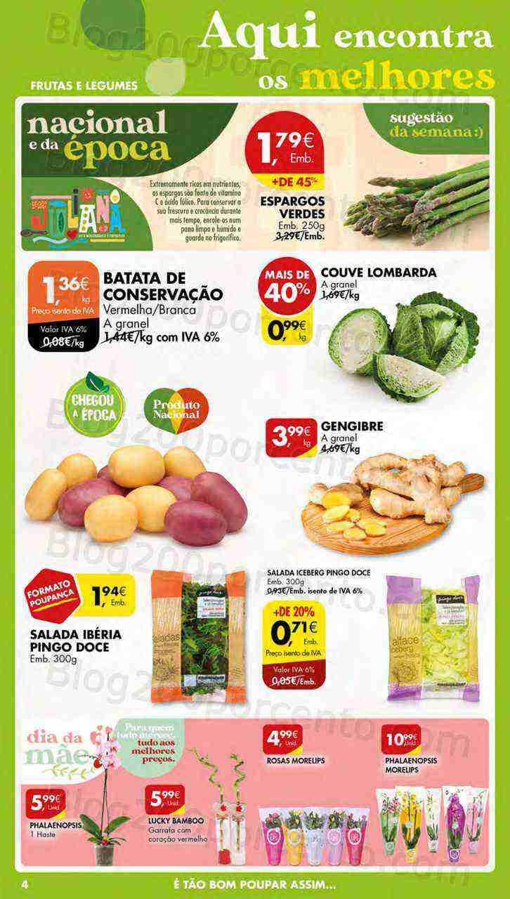 Antevisão Folheto PINGO DOCE Lojas Pequenas Promoções de 2 a 8 maio