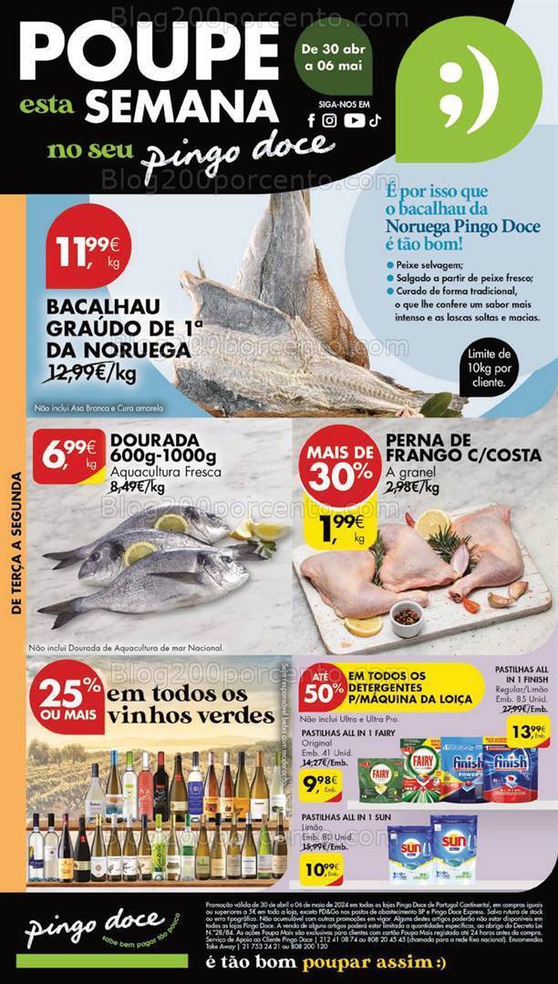 Antevisão Folheto PINGO DOCE Lojas Grandes Promoções de 30 abril a 6 maio