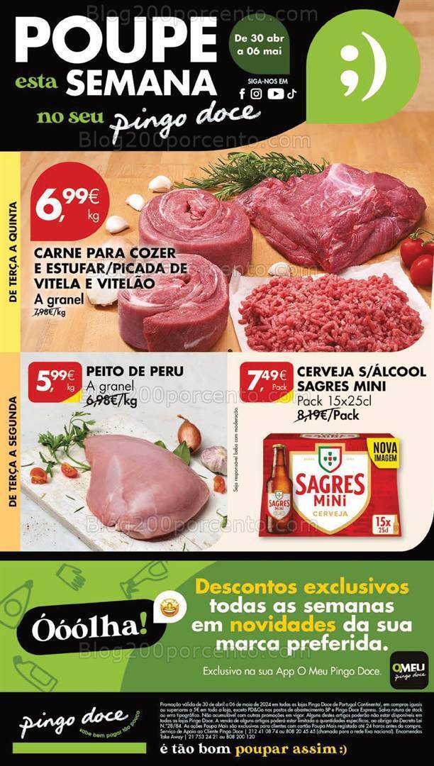 Antevisão Folheto PINGO DOCE Lojas Grandes Promoções de 30 abril a 6 maio
