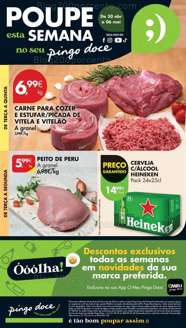 Antevisão Folheto PINGO DOCE Lojas Pequenas Promoções de 30 abril a 6 maio