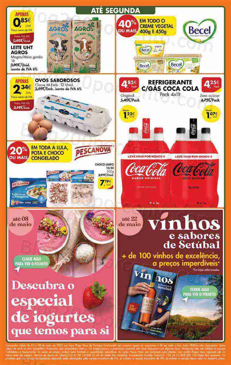 Antevisão Folheto PINGO DOCE Promoções Fim de Semana - 5 a 8 maio